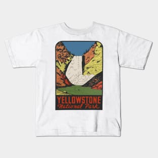 Vintage Yellowstone National Park Kids T-Shirt